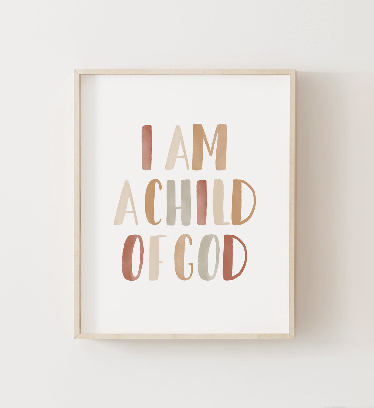 I am a Child of God Print - TCCP