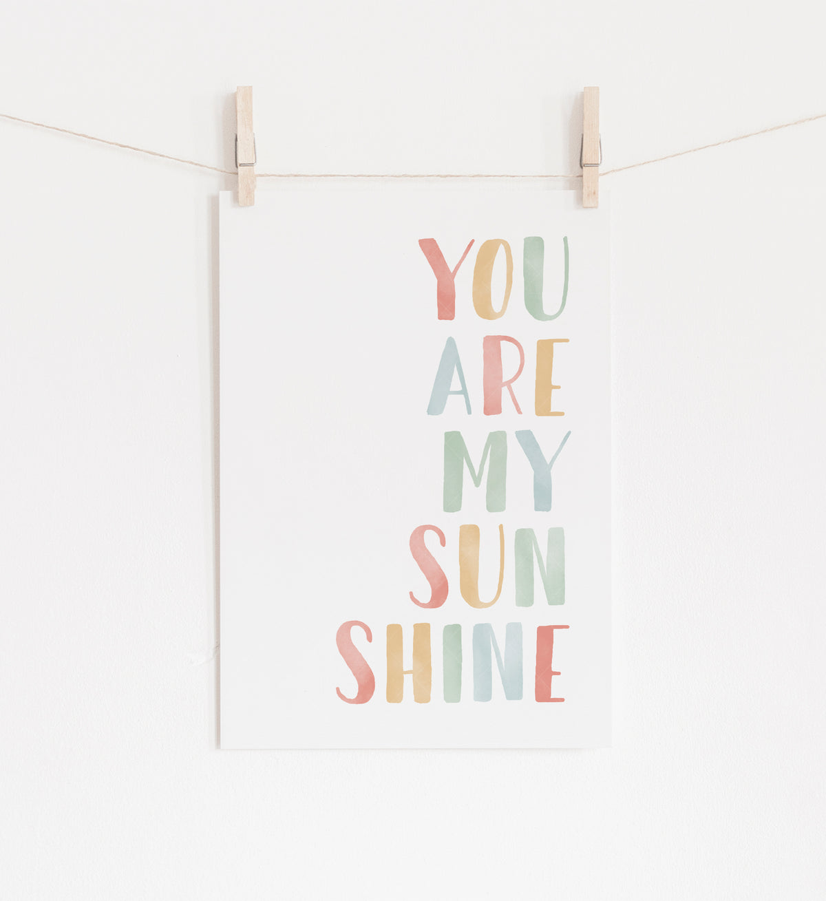 You Are My Sunshine Print - RBCP