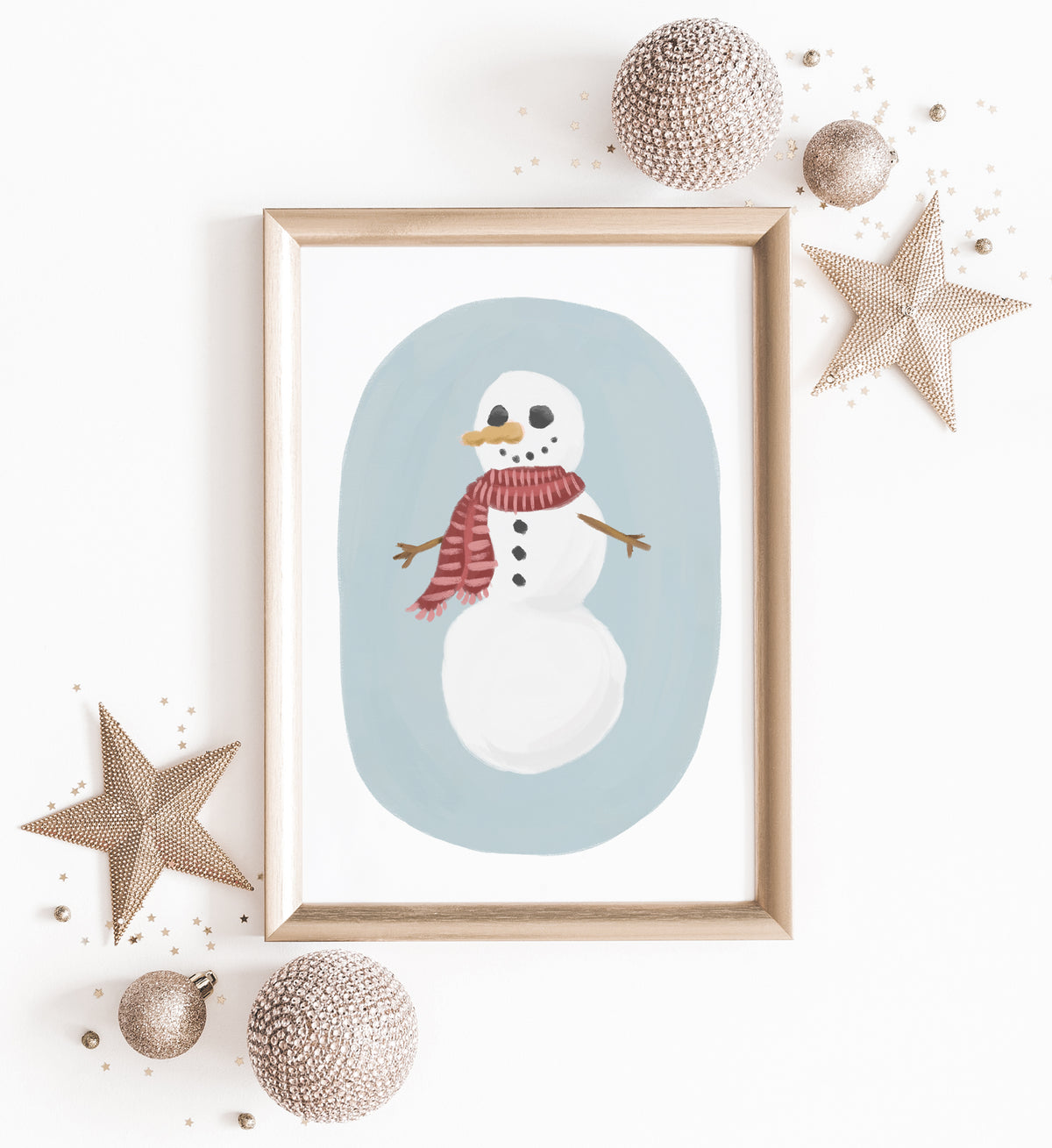 Snowman Print