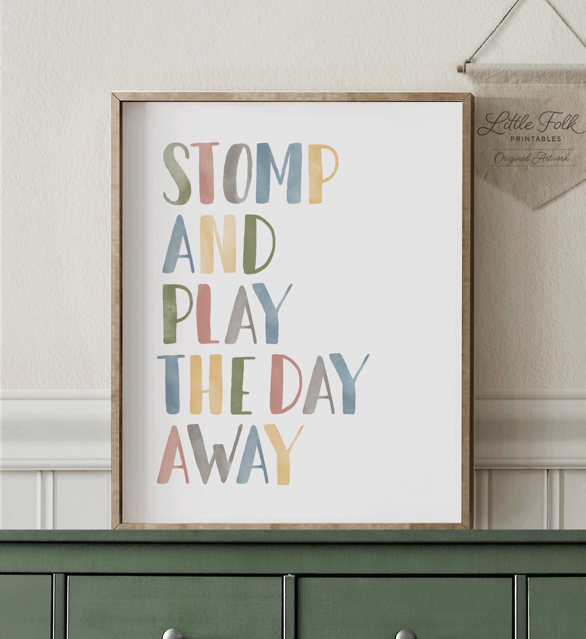 Stomp and Play the Day Away Print