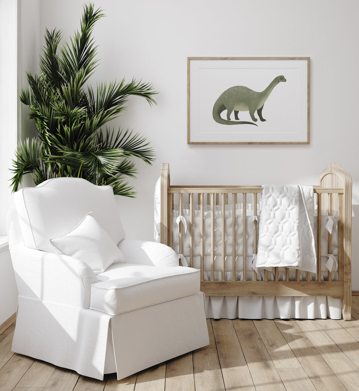 Brontosaurus Print - Green