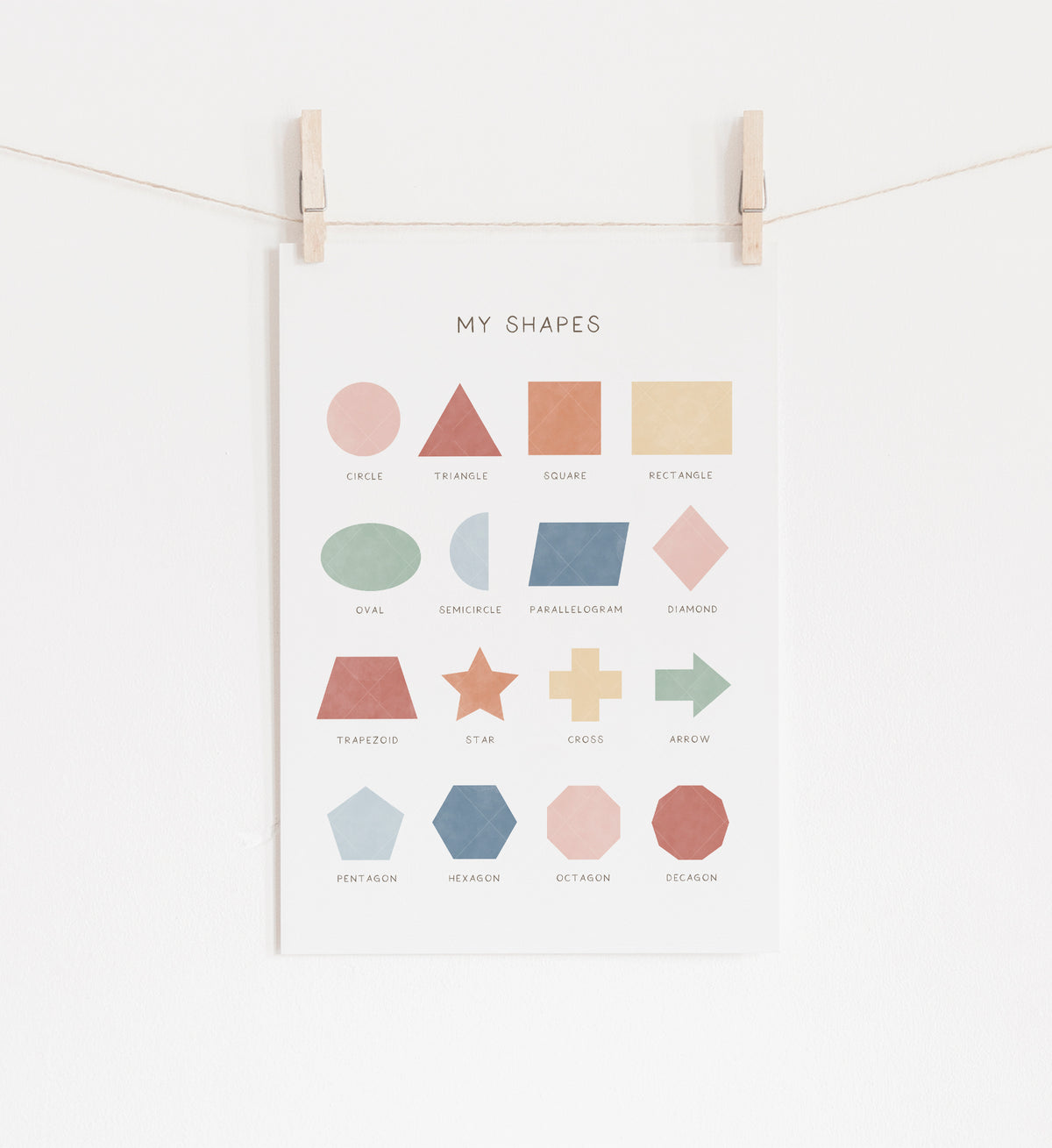 Shapes Print - MRCP