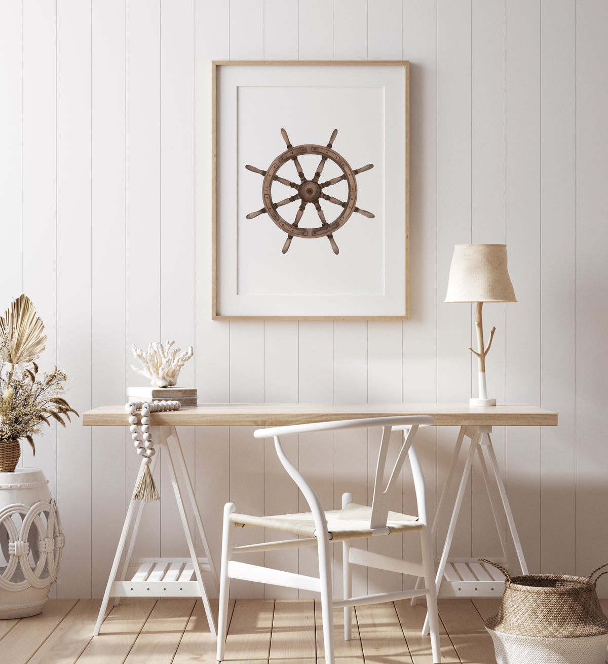 Ship Wheel Print