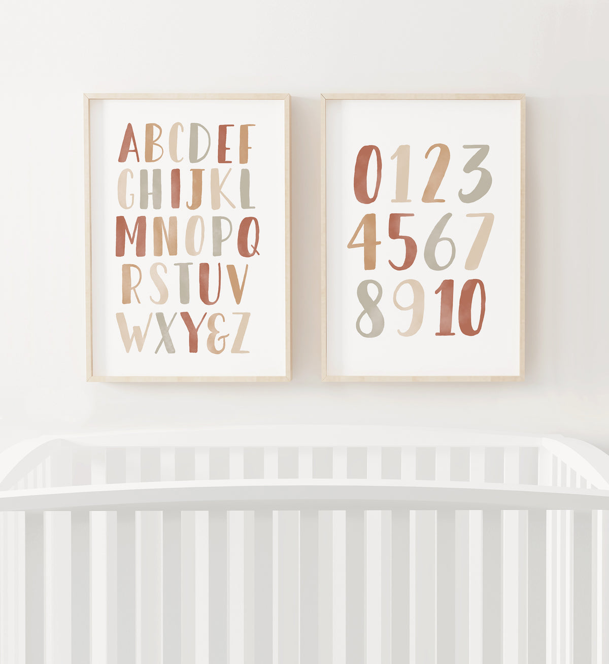 Alphabet and Numbers Set of 2 Prints - TCCP
