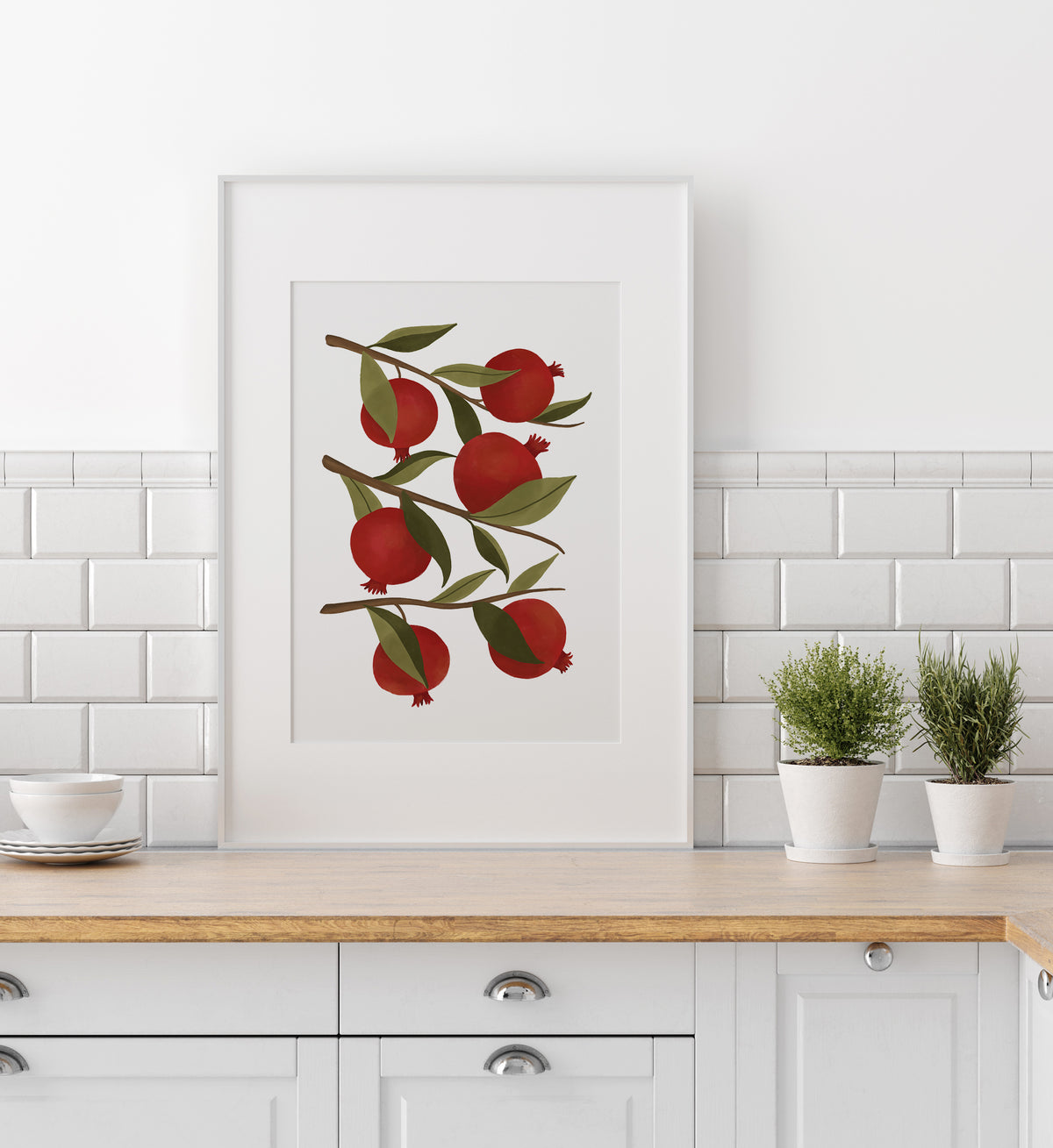 Pomegranates Botanical Print