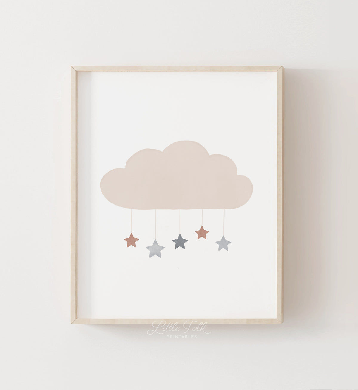 Cloud with Stars Print - EBCP