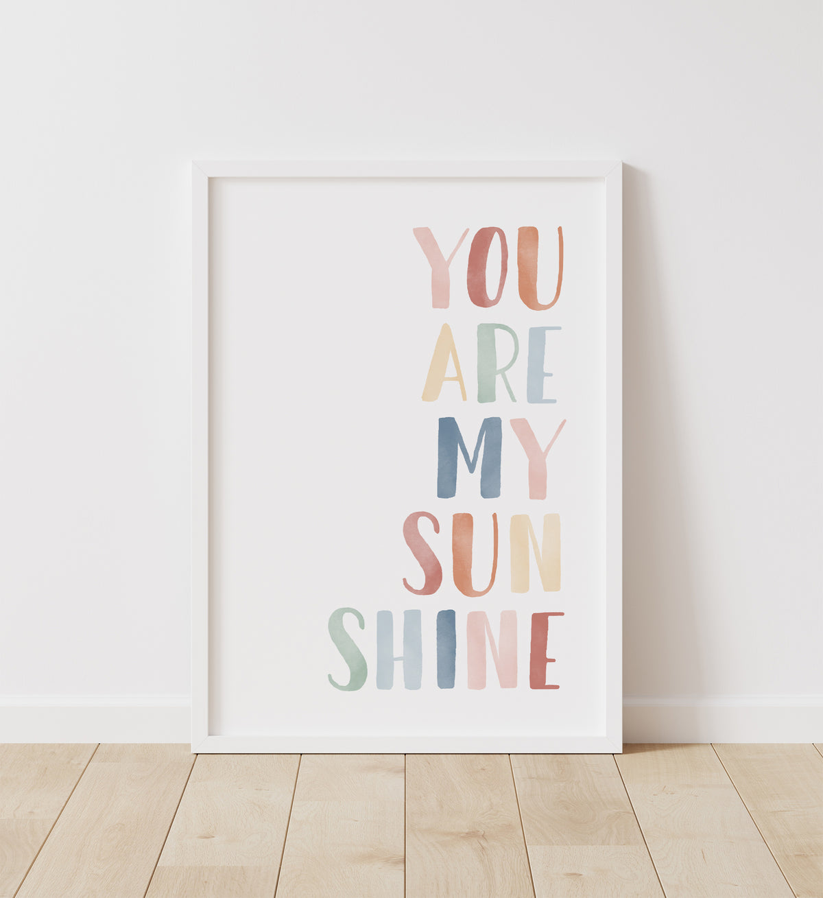 You Are My Sunshine &amp; Sun Set of 2 Prints - MRCP