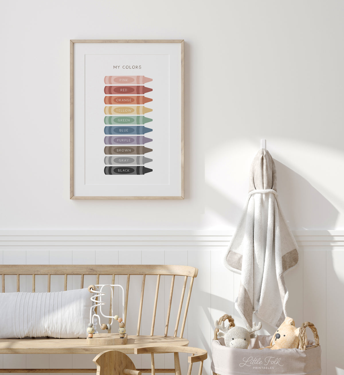 Crayon Colors Print - MRCP