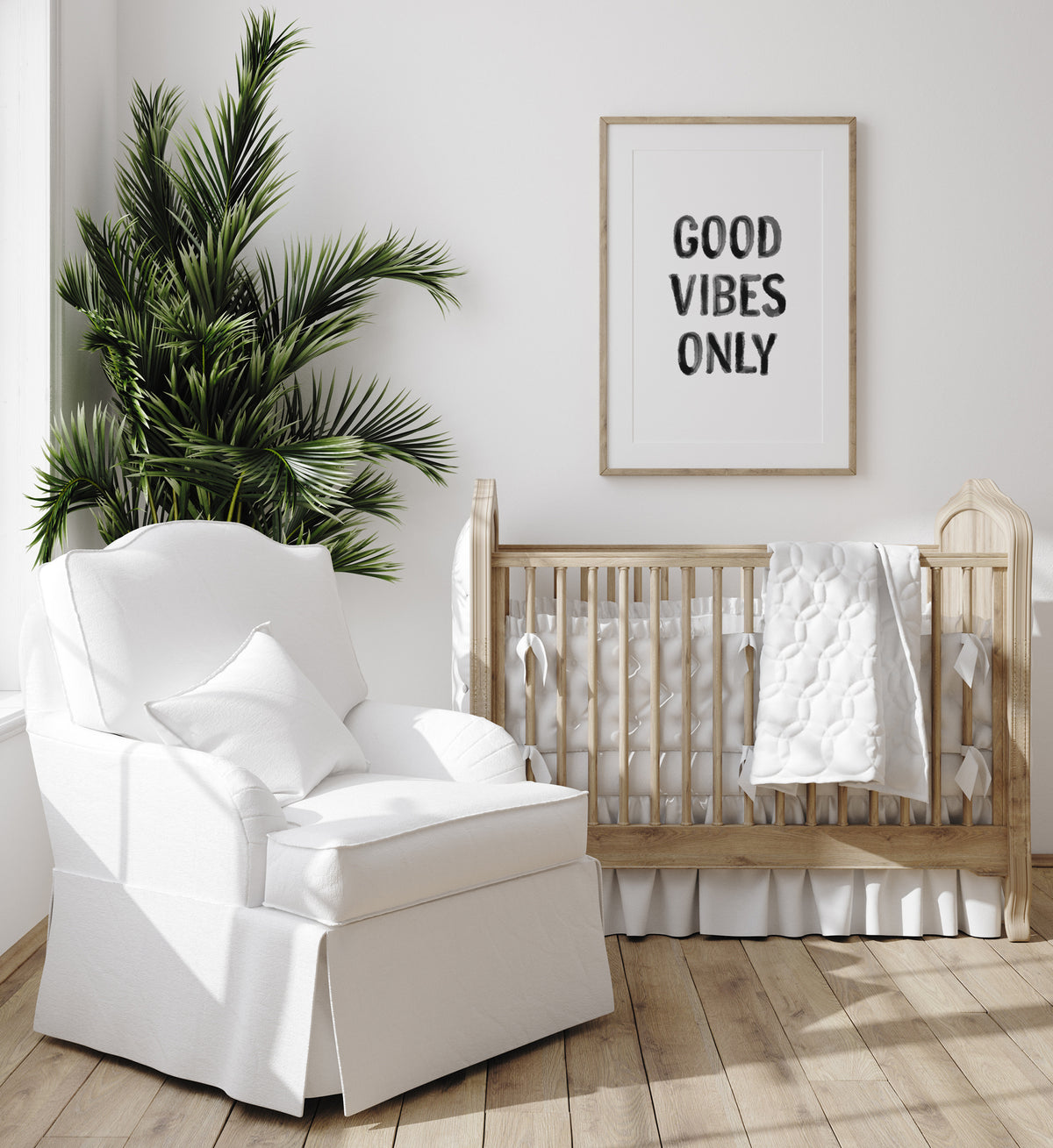 Good Vibes Only Print - Black