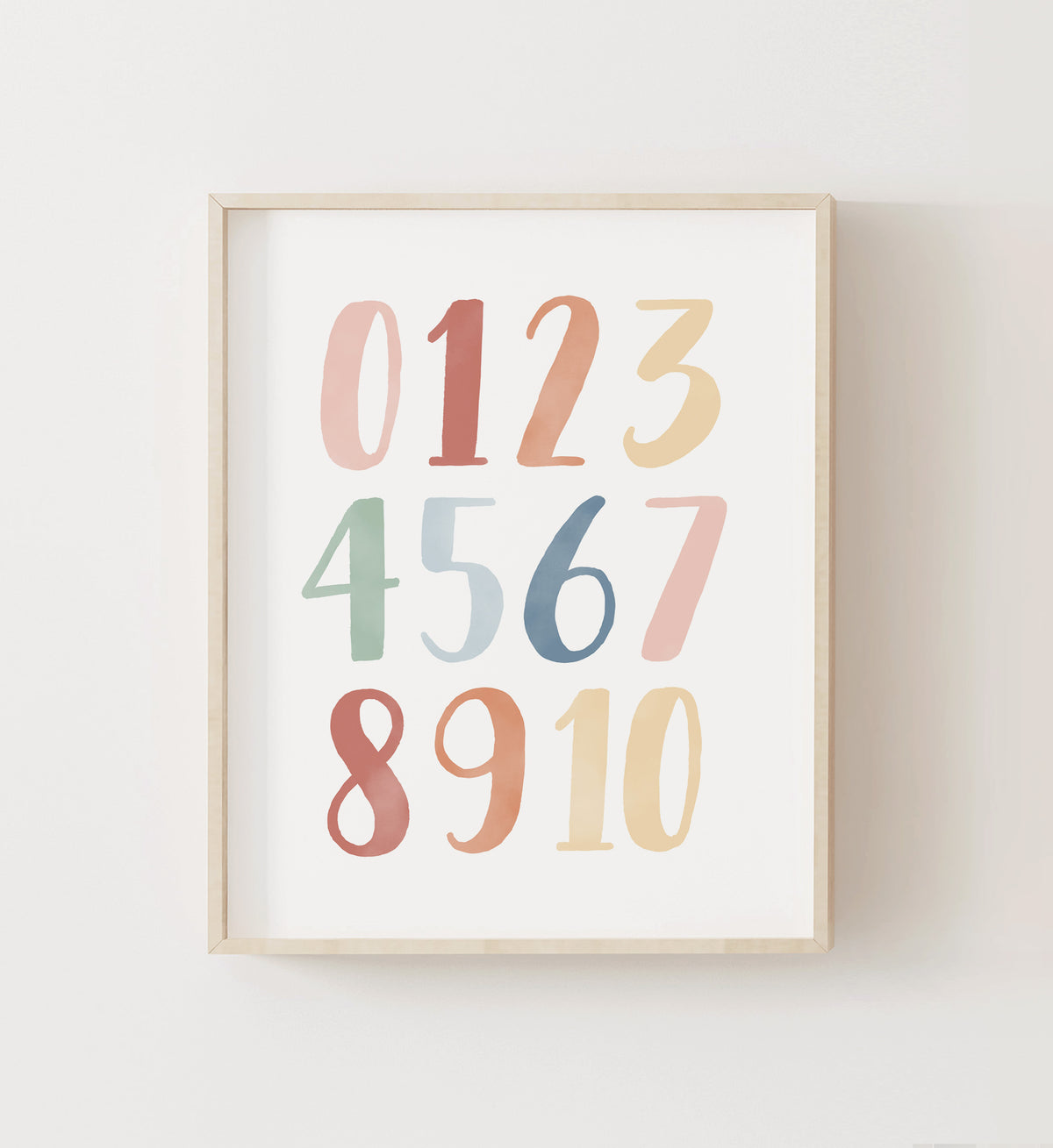 Numbers 0-10 Print - MRCP