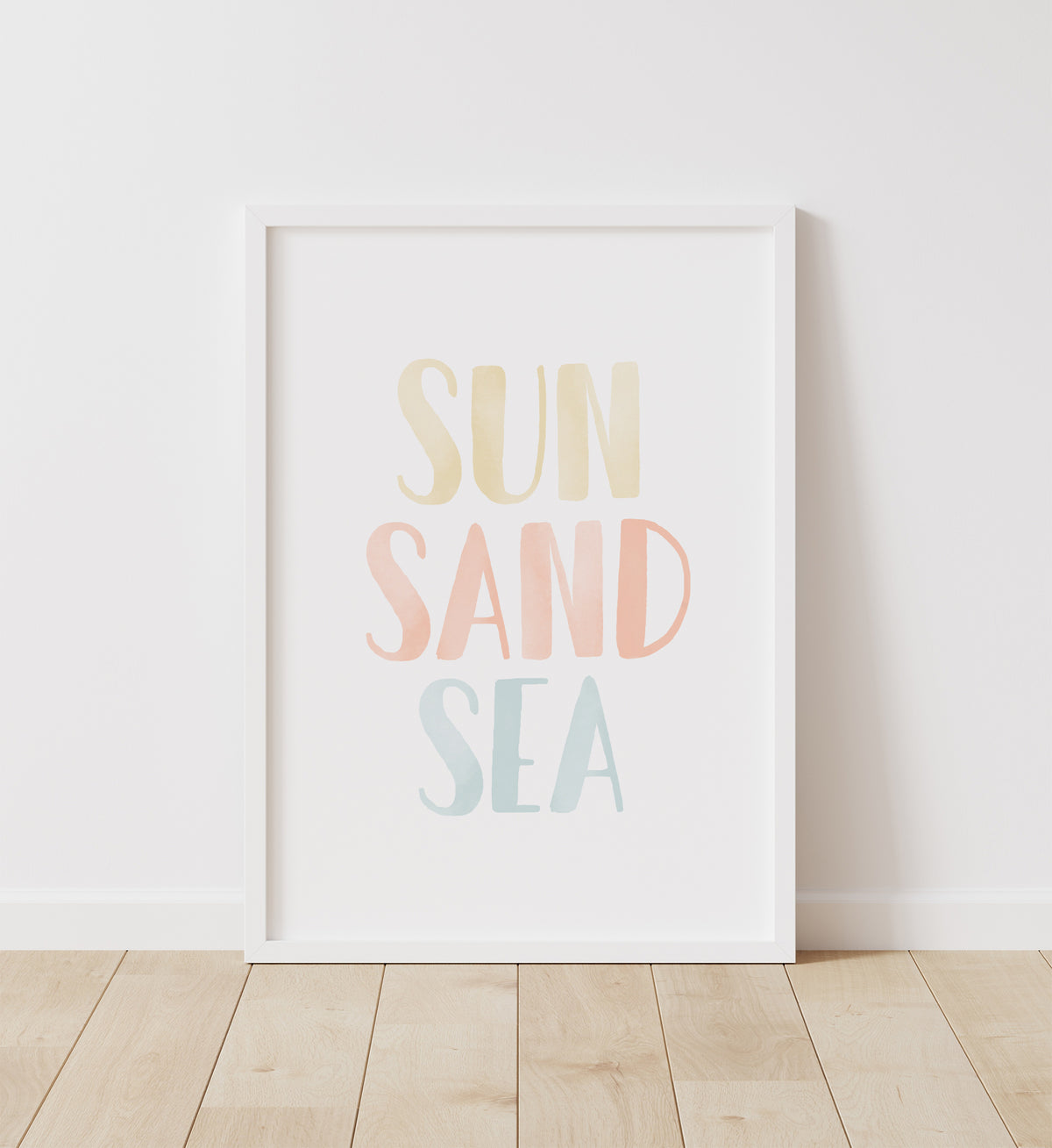 Sun, Sand, and Sea Set of 3 Prints