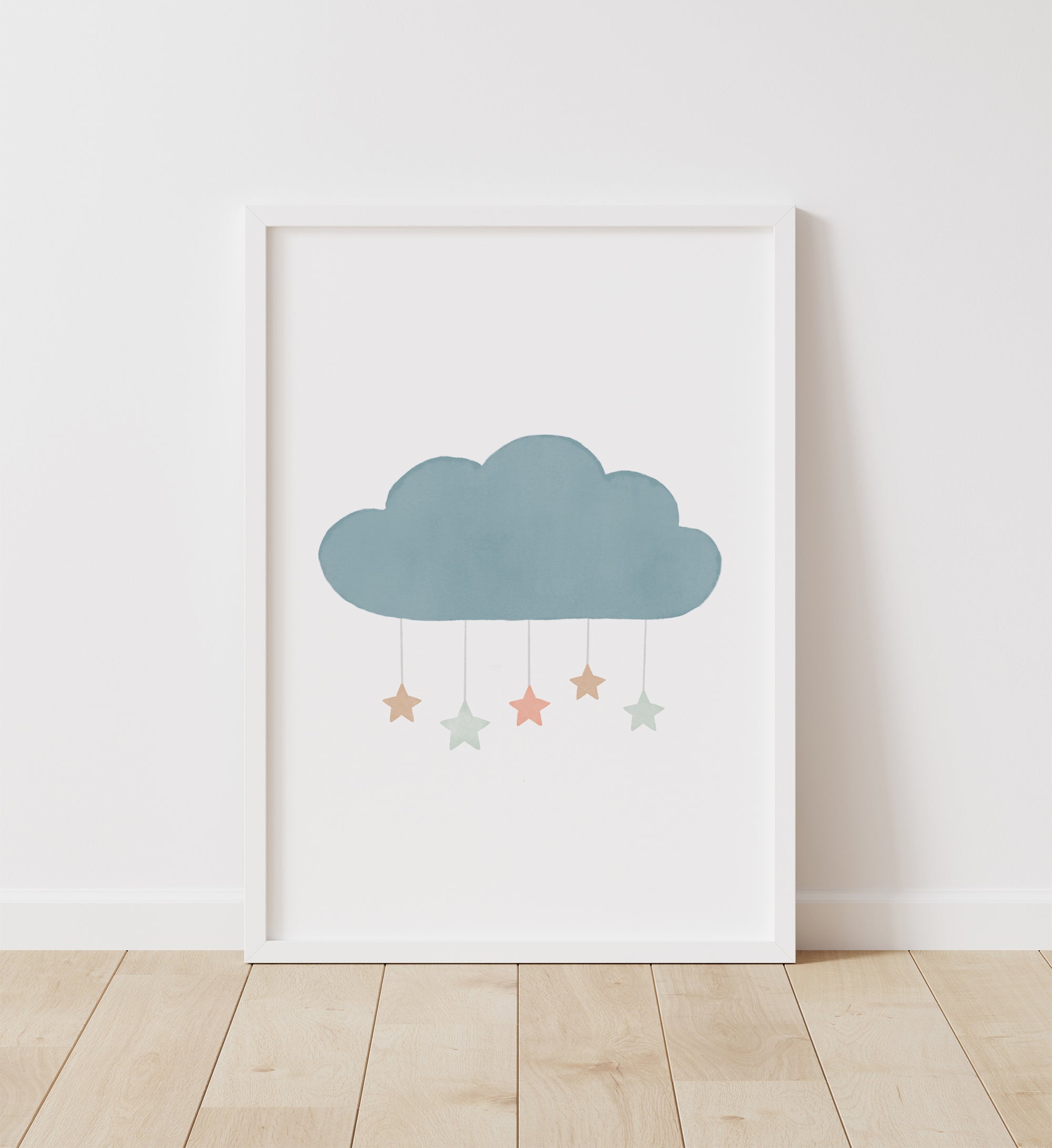 Cloud with Stars Print - MPCP