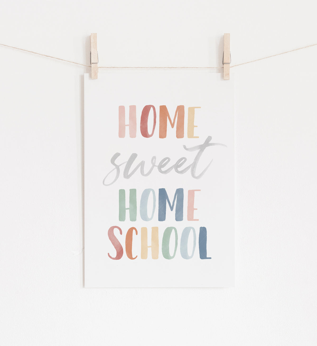 Home Sweet Homeschool Print - MRCP