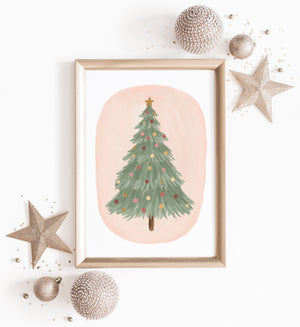 Green Christmas Tree Print - Little Folk Printables