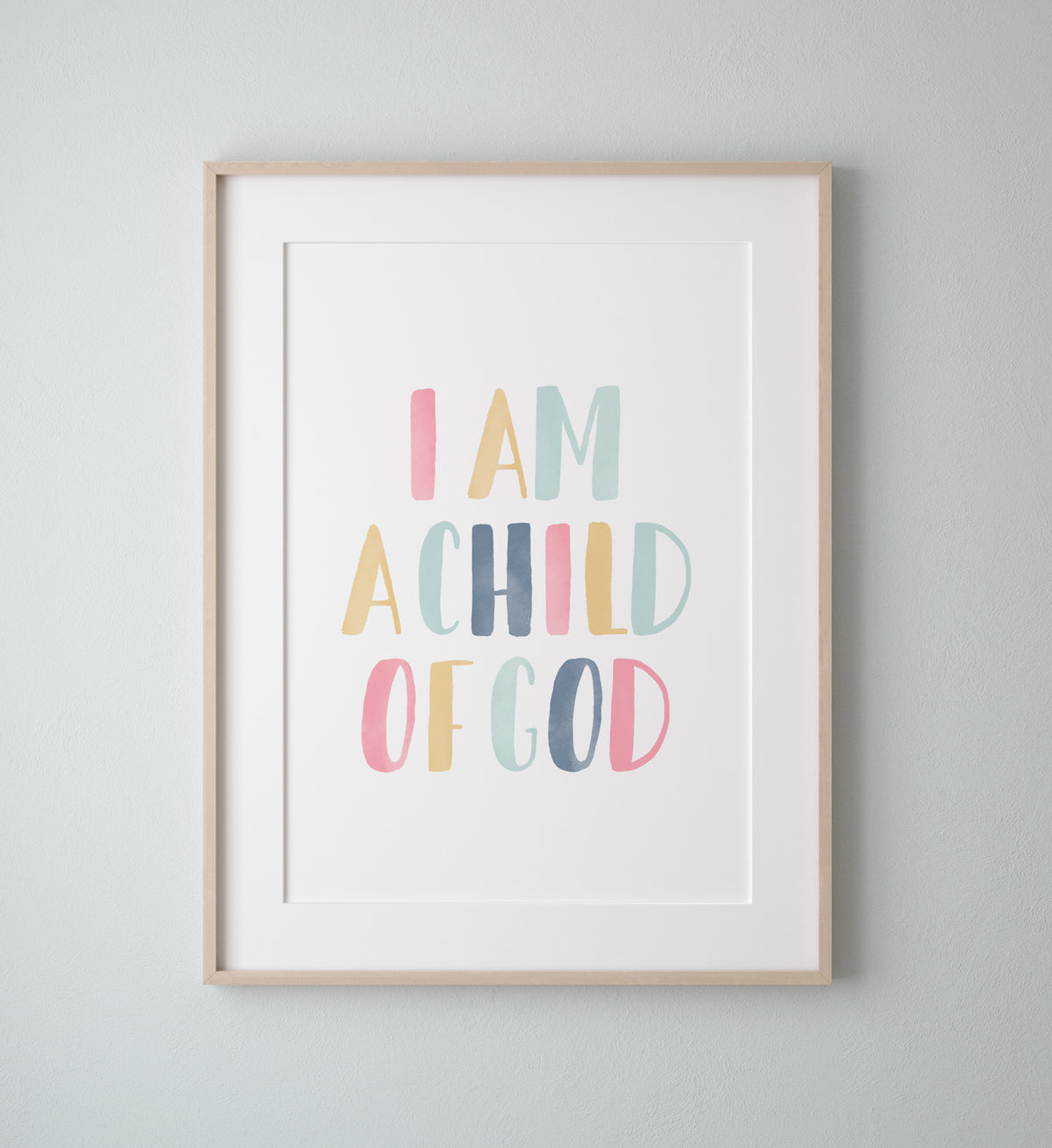 I am a Child of God Print - SDCP
