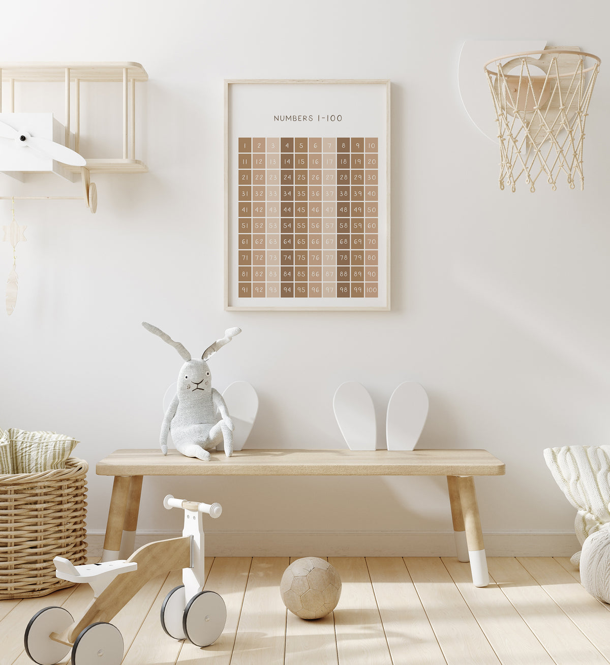 Numbers 1-100 Print - BRCP