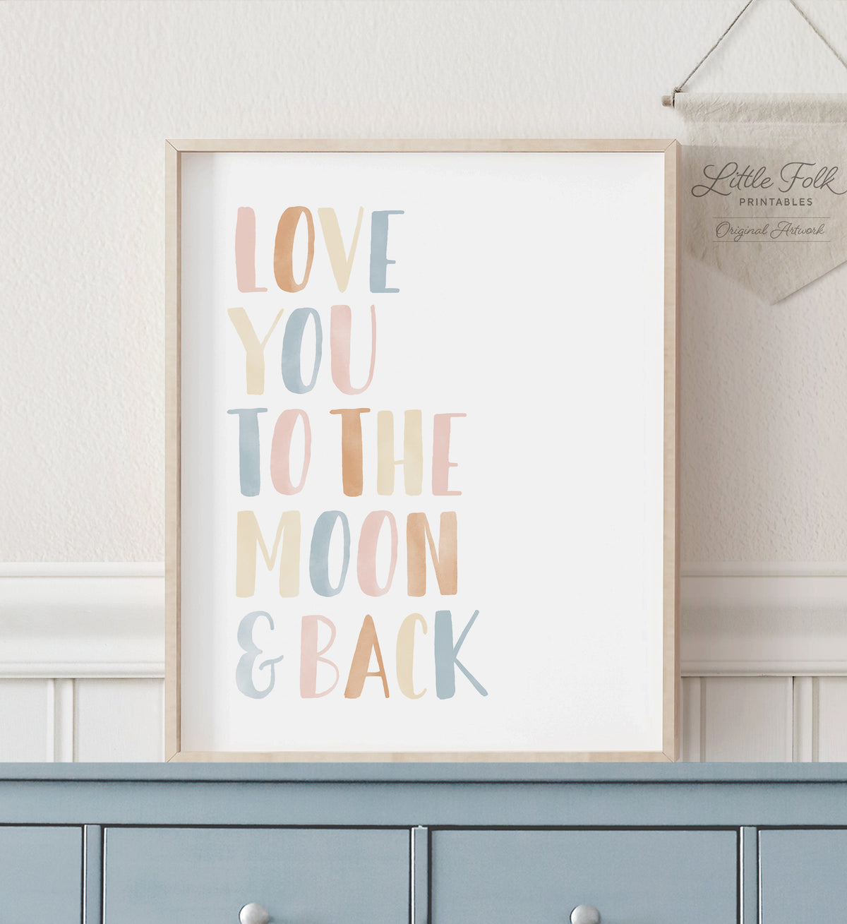 Love You to the Moon and Back Print - BHCP