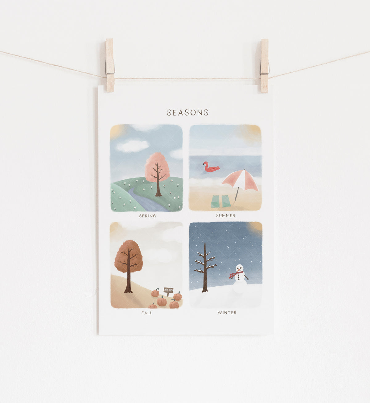 Seasons Print - MRCP