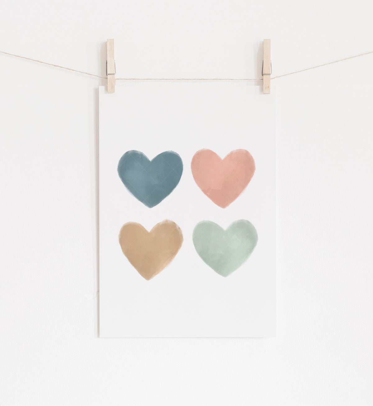 4 Hearts Print - MPCP
