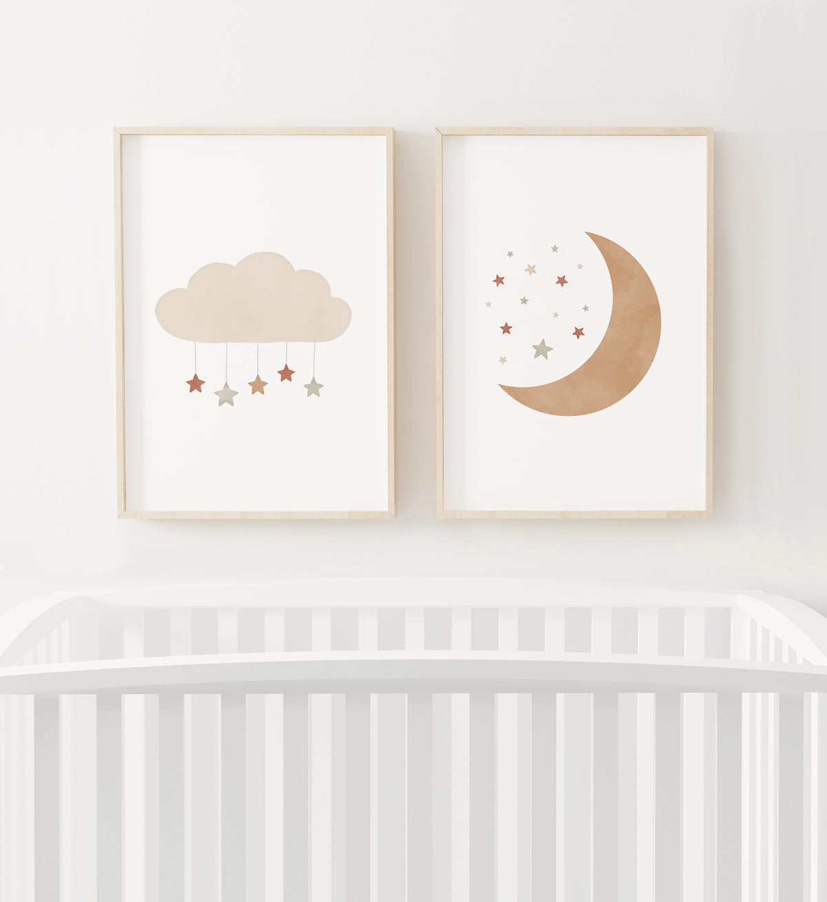 Cloud and Moon Set of 2 Prints - TCCP