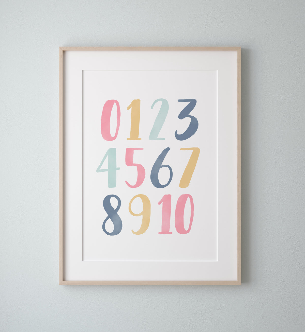 Numbers 0-10 Print - SDCP