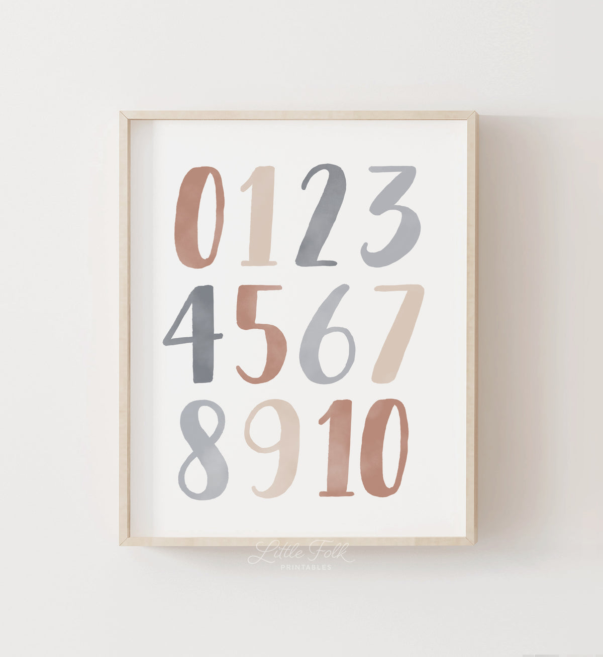 Numbers 0-10 Print - EBCP