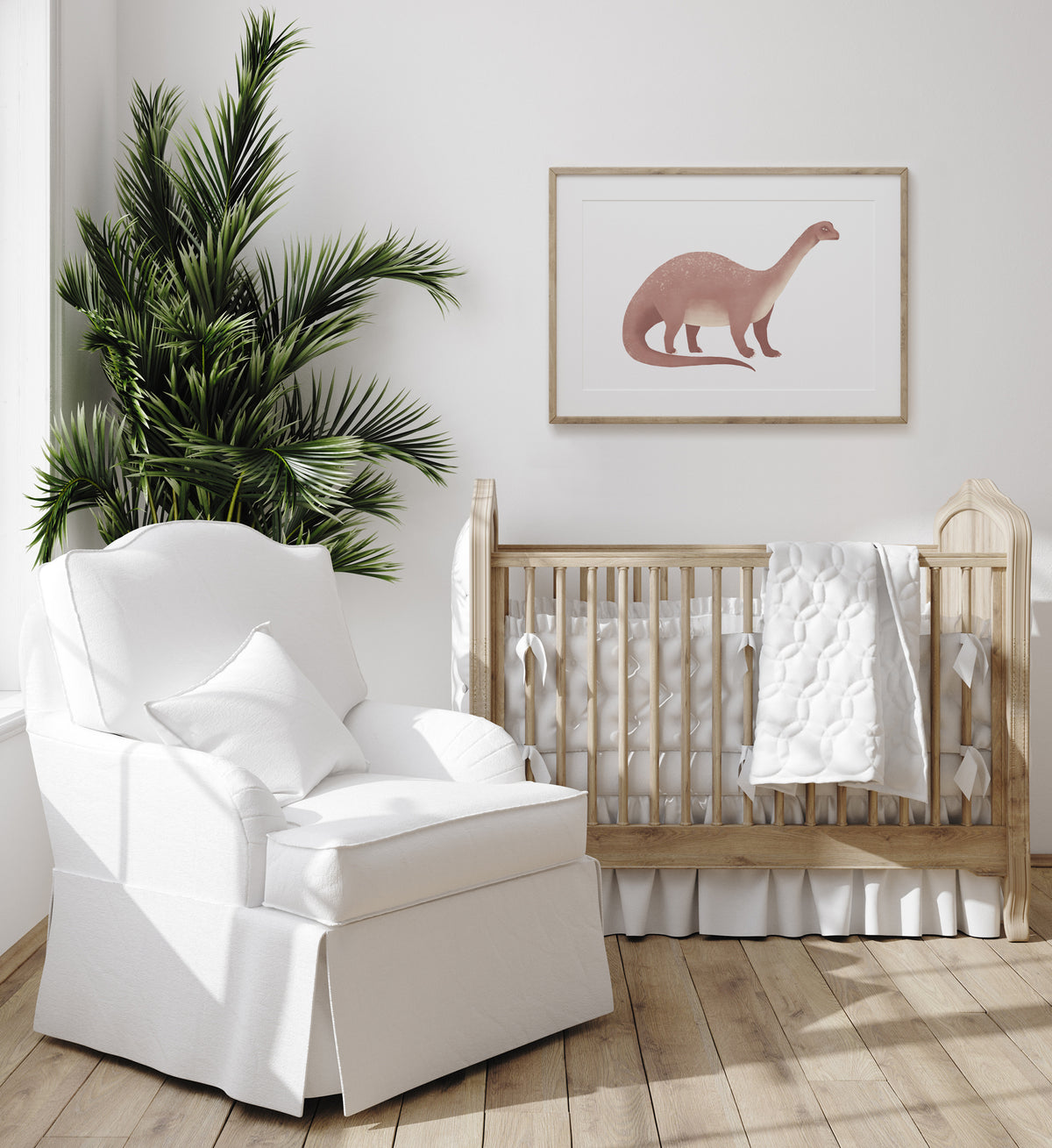 Brontosaurus Print - Red