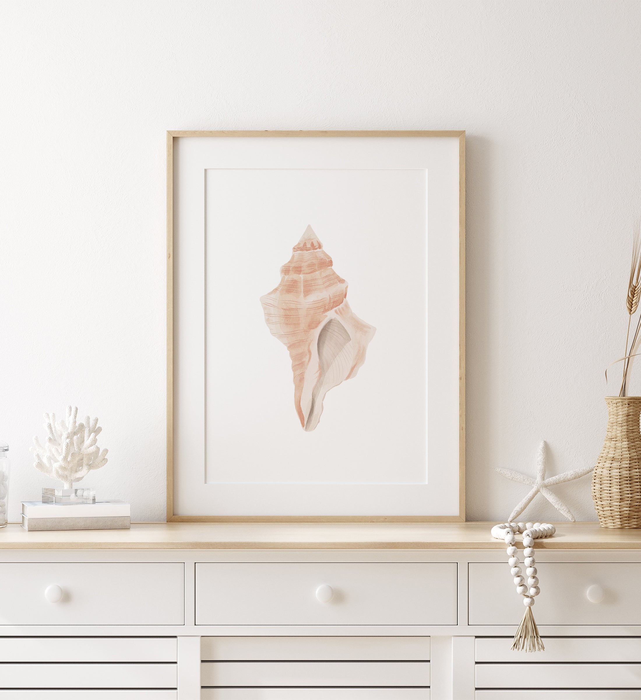 Seashell Printing Sea Shell Print No. 1 - Little Folk Printables