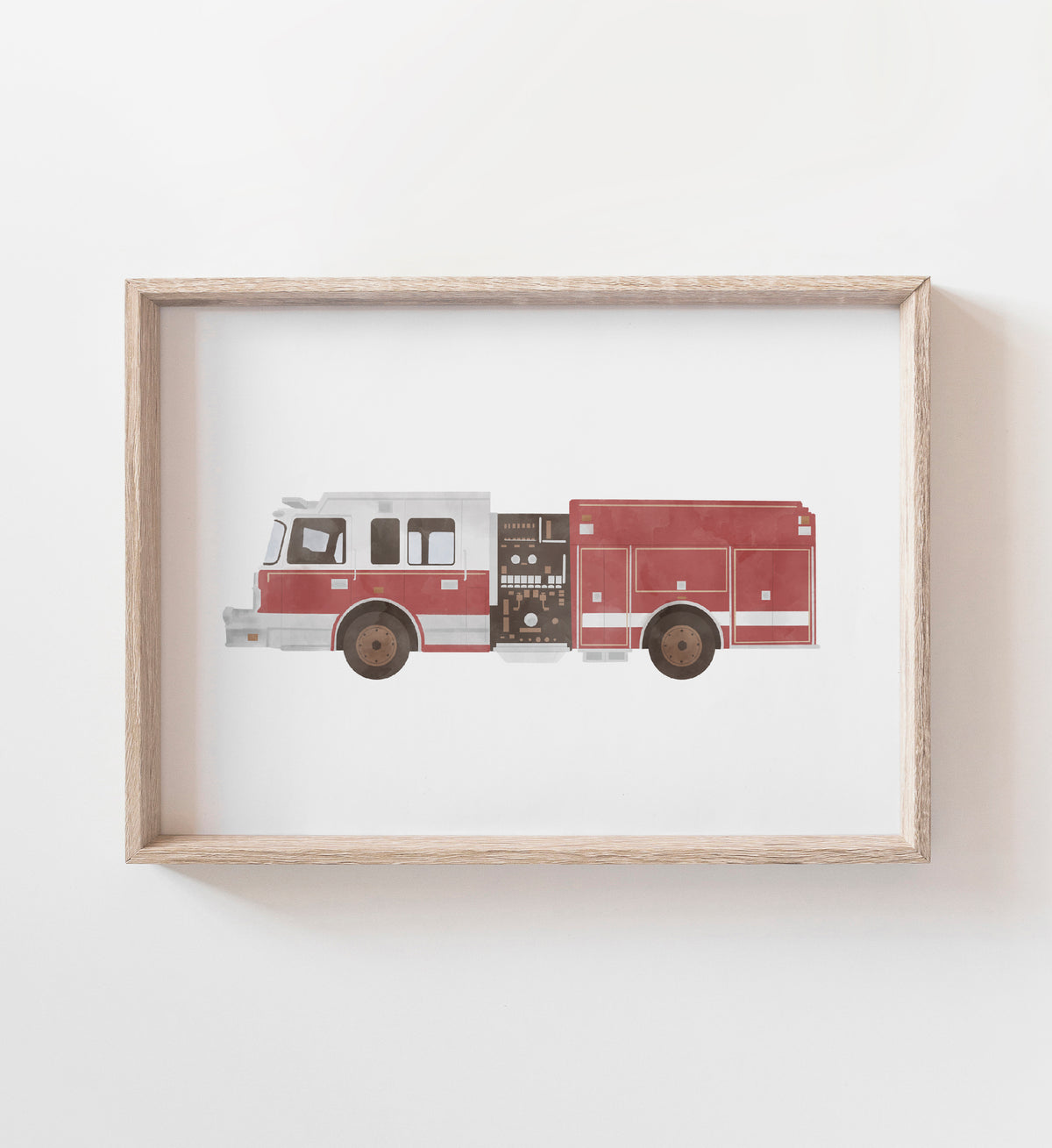 Fire Truck Print