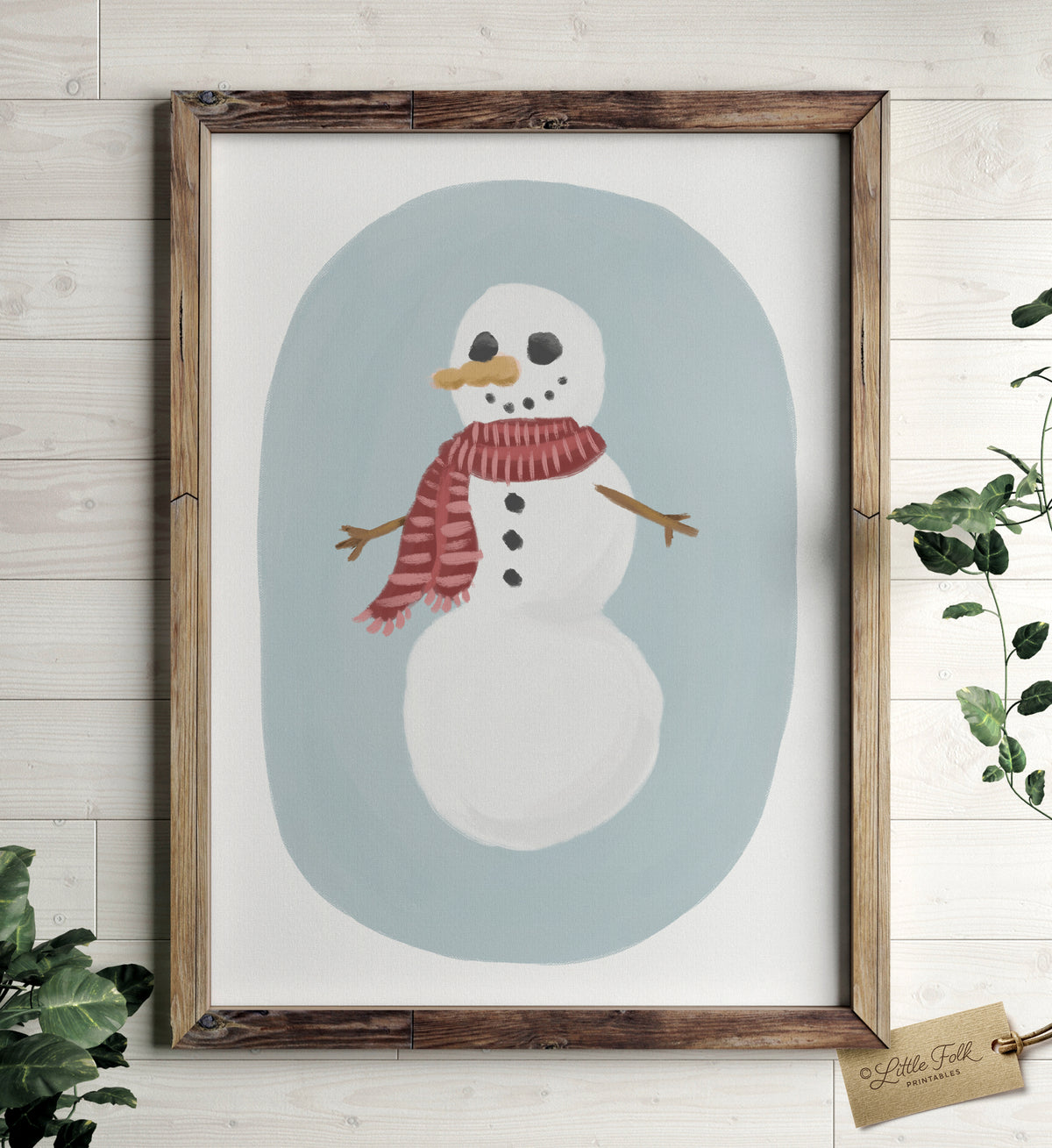 Snowman Print