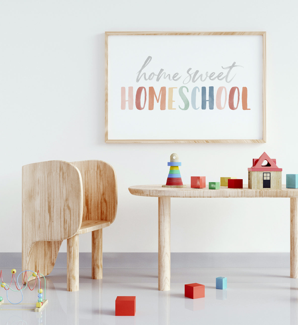 Home Sweet Homeschool Landscape Print - MRCP