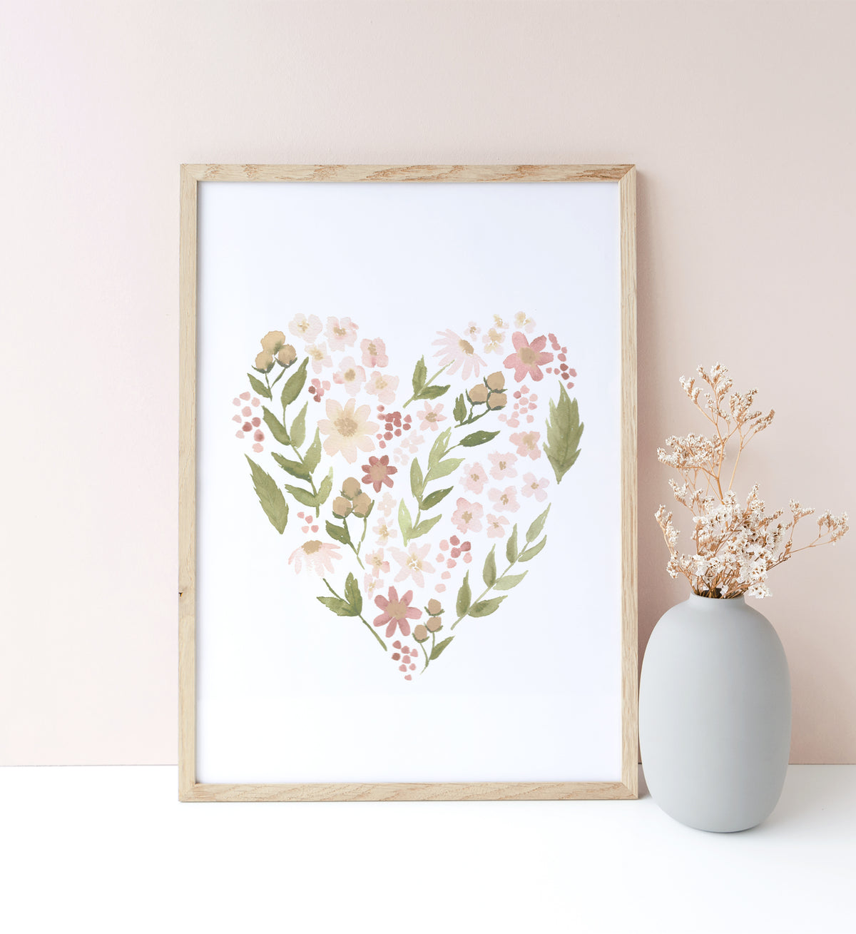 Floral Heart Print - PNCP