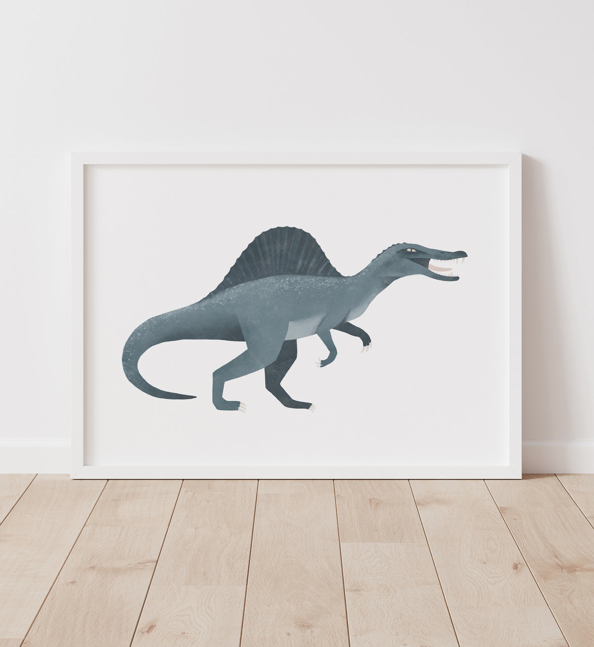 Spinosaurus Print - Blue