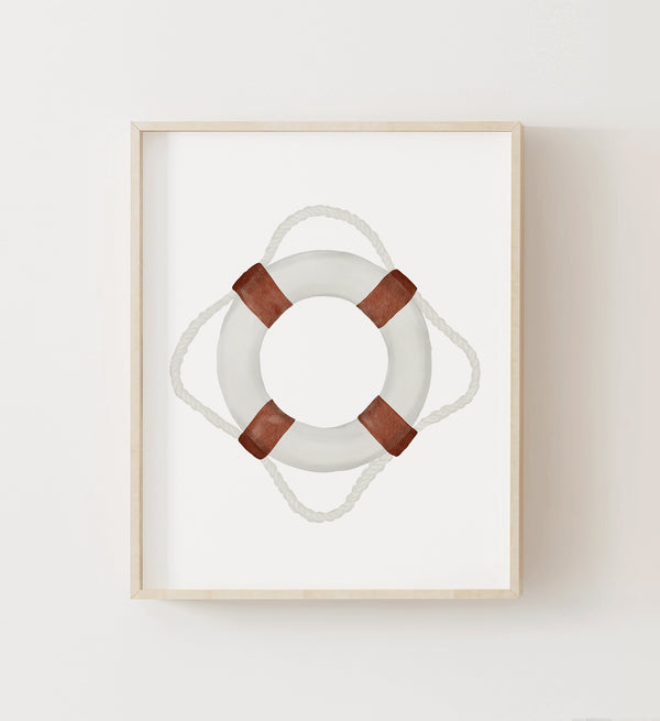 Life Preserver Print - Little Folk Printables