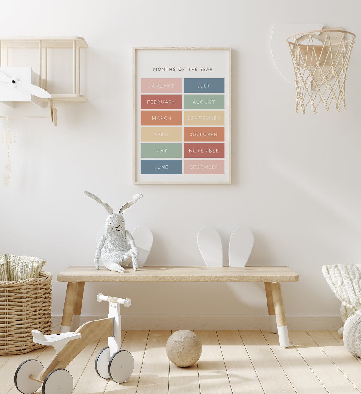 Months of the Year Print - MRCP