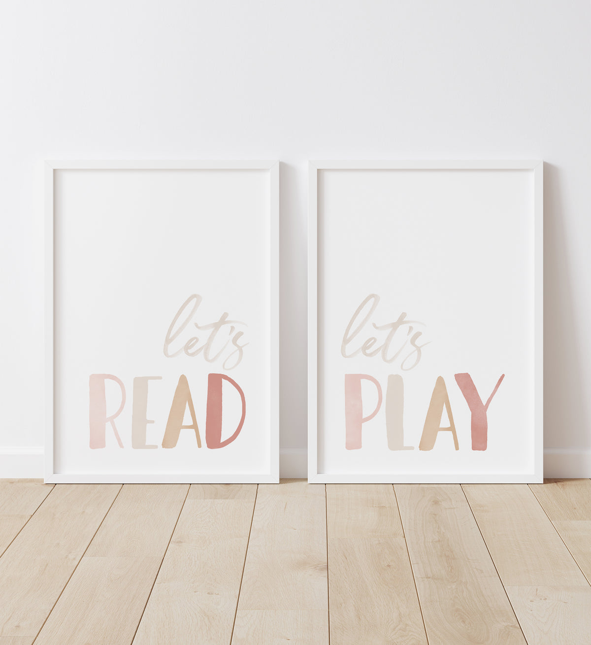 Let&#39;s Read, Let&#39;s Play Set of 2 Prints - PNCP