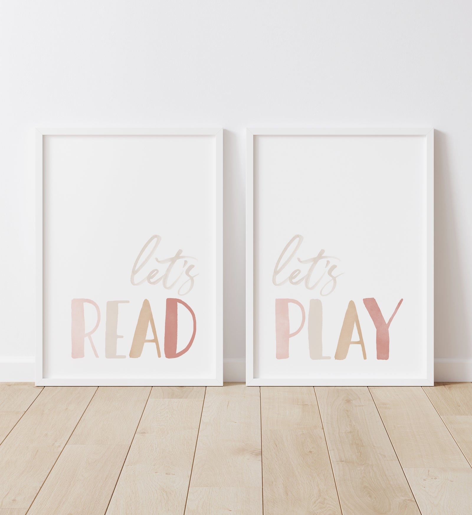Let's Read, Let's Play Set of 2 Prints - PNCP