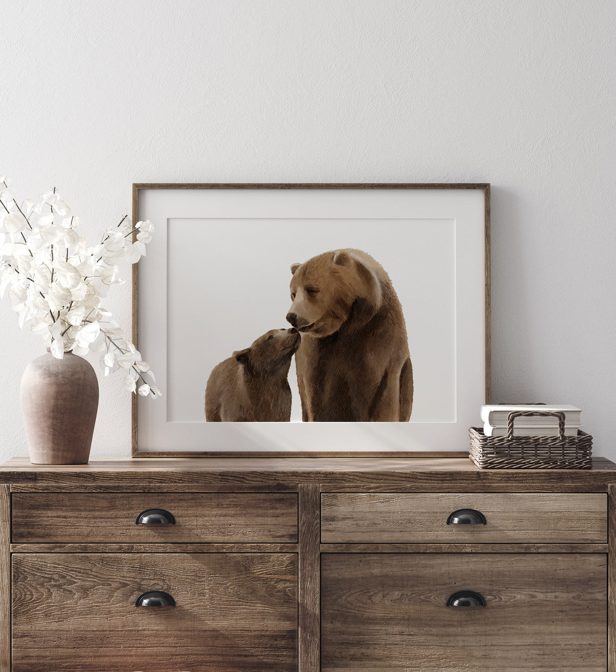 Baby and Mama Bear Print