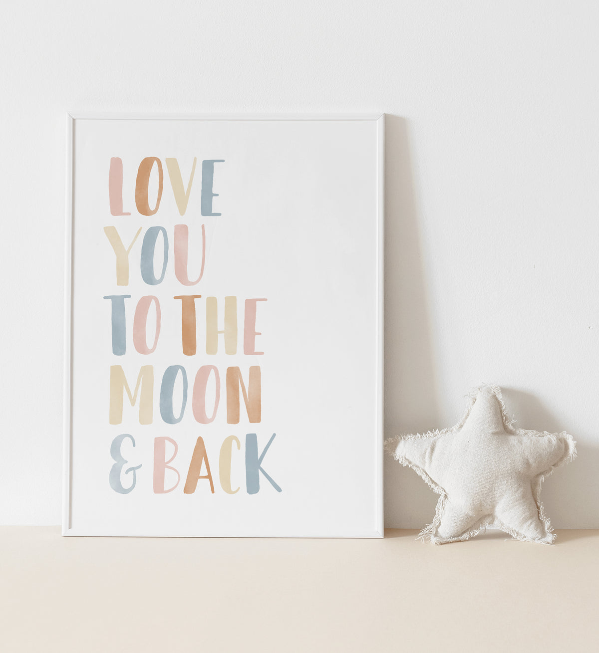 Love You to the Moon and Back Print - BHCP