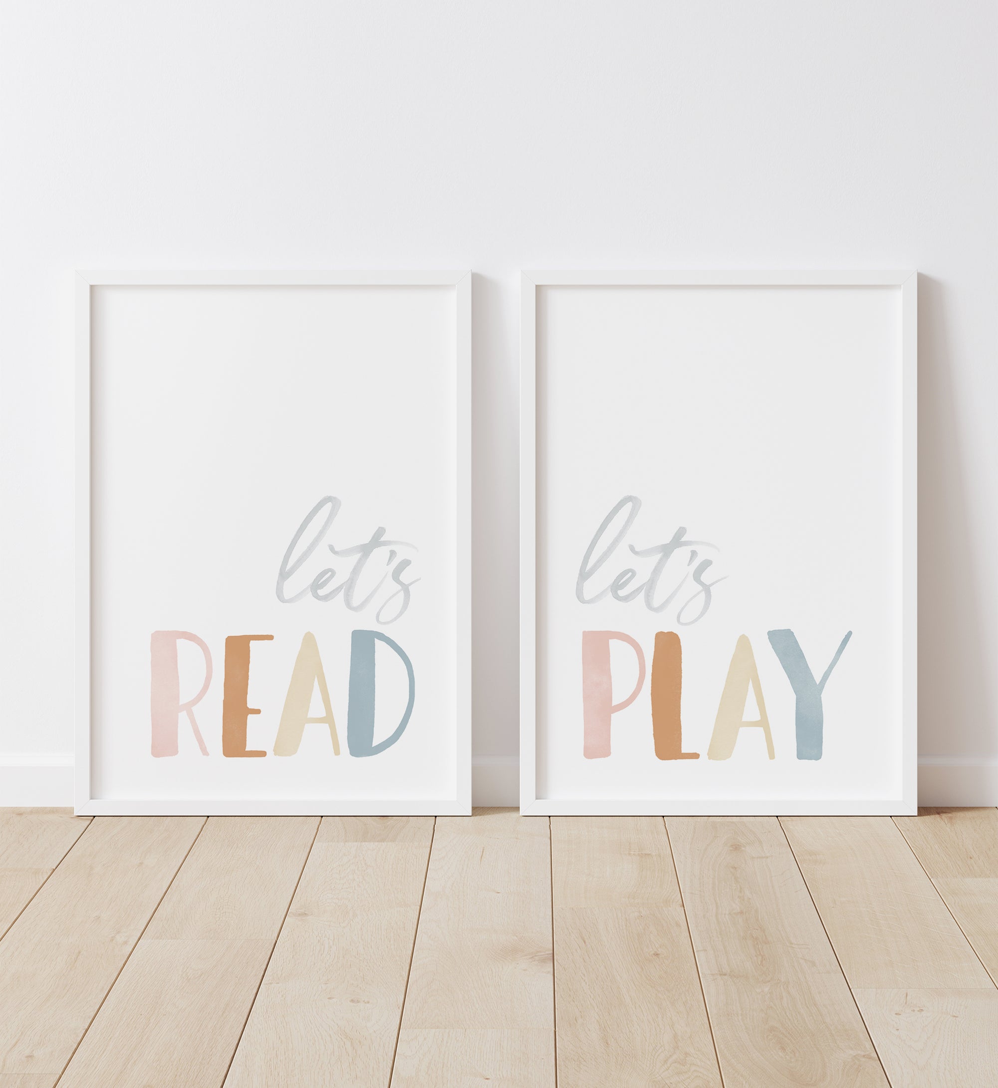 Let's Read, Let's Play Set of 2 Prints - BHCP
