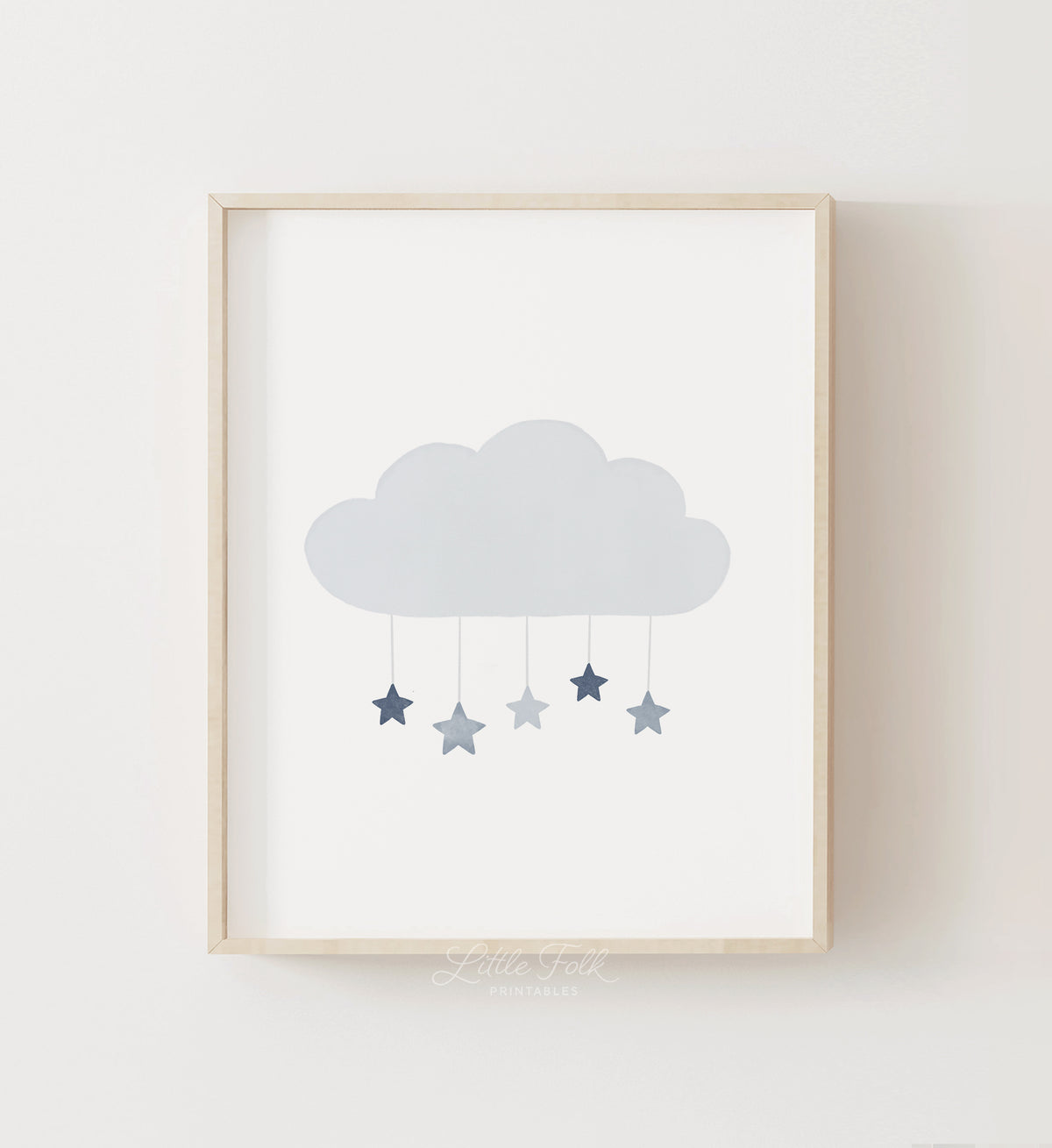 Cloud with Stars Print - NBCP