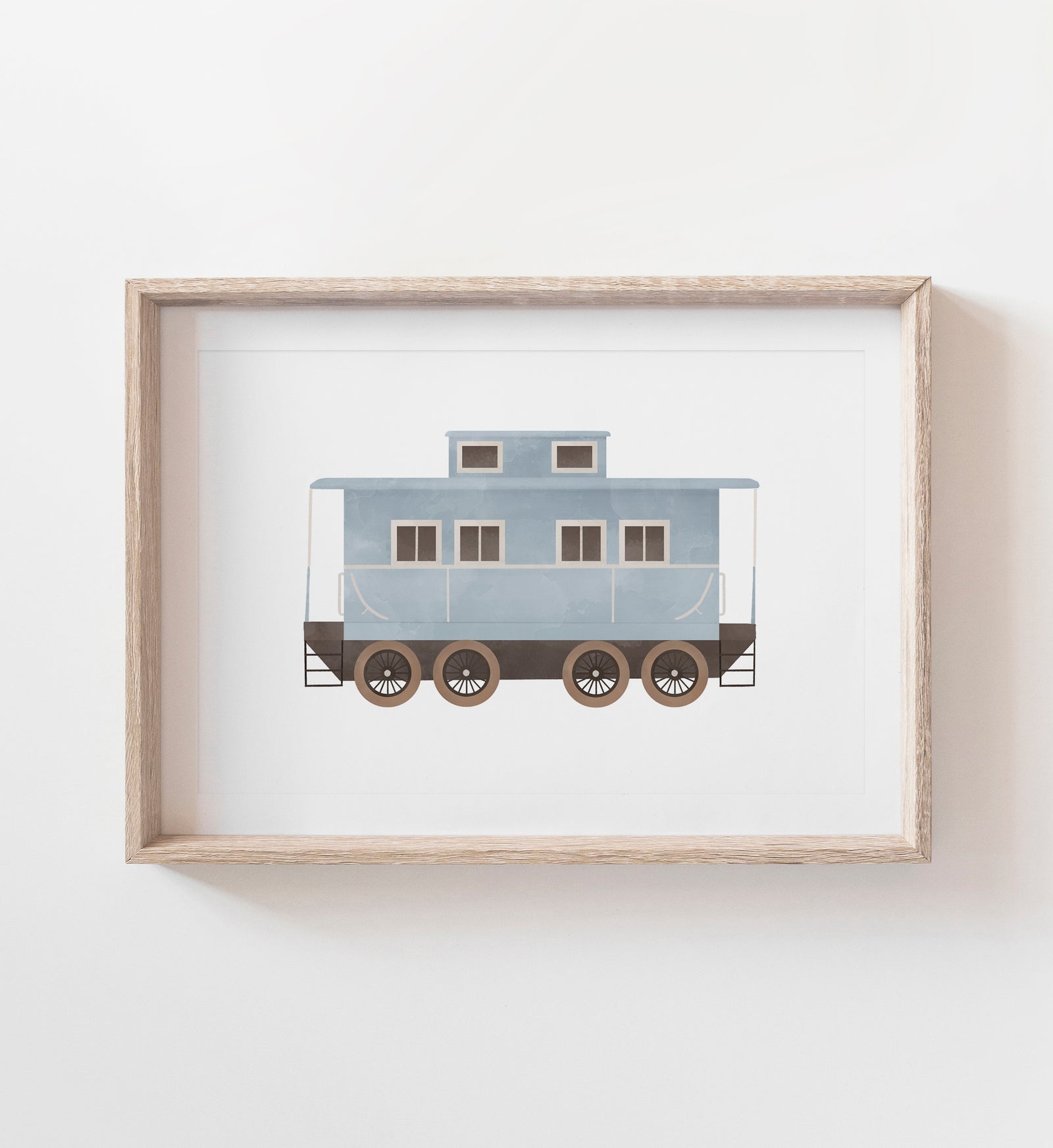 Vintage Caboose Print