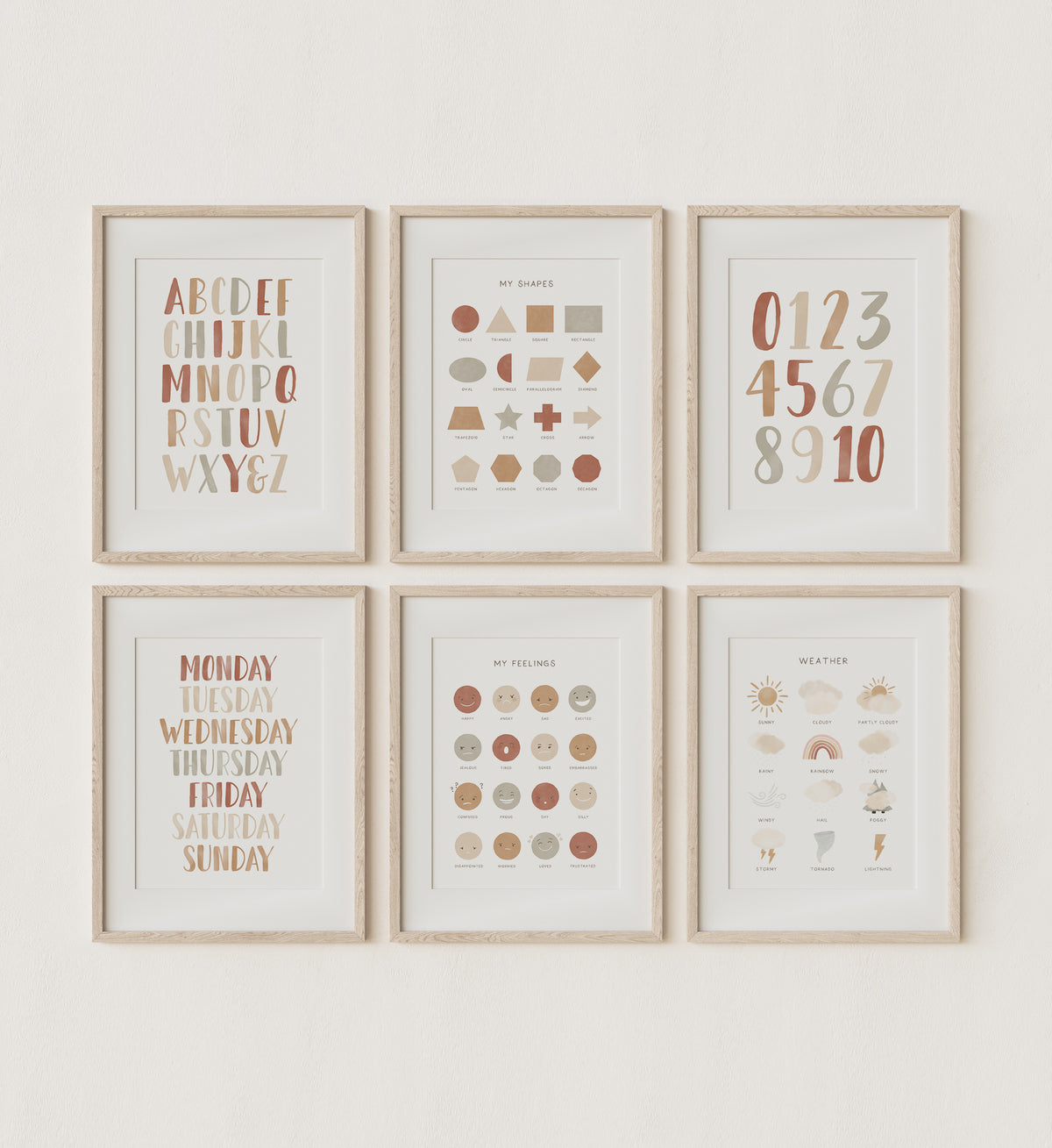 Educational Set of 6 Prints - TCCP
