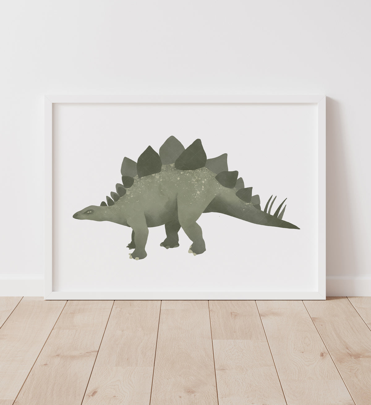 Stegosaurus Print - Green