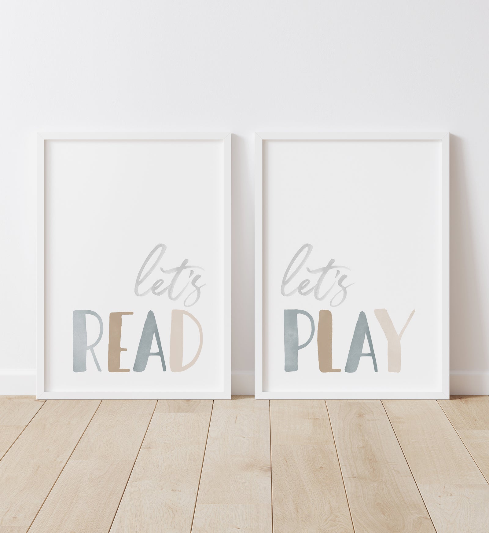 Let's Read, Let's Play Set of 2 Prints - BNCP