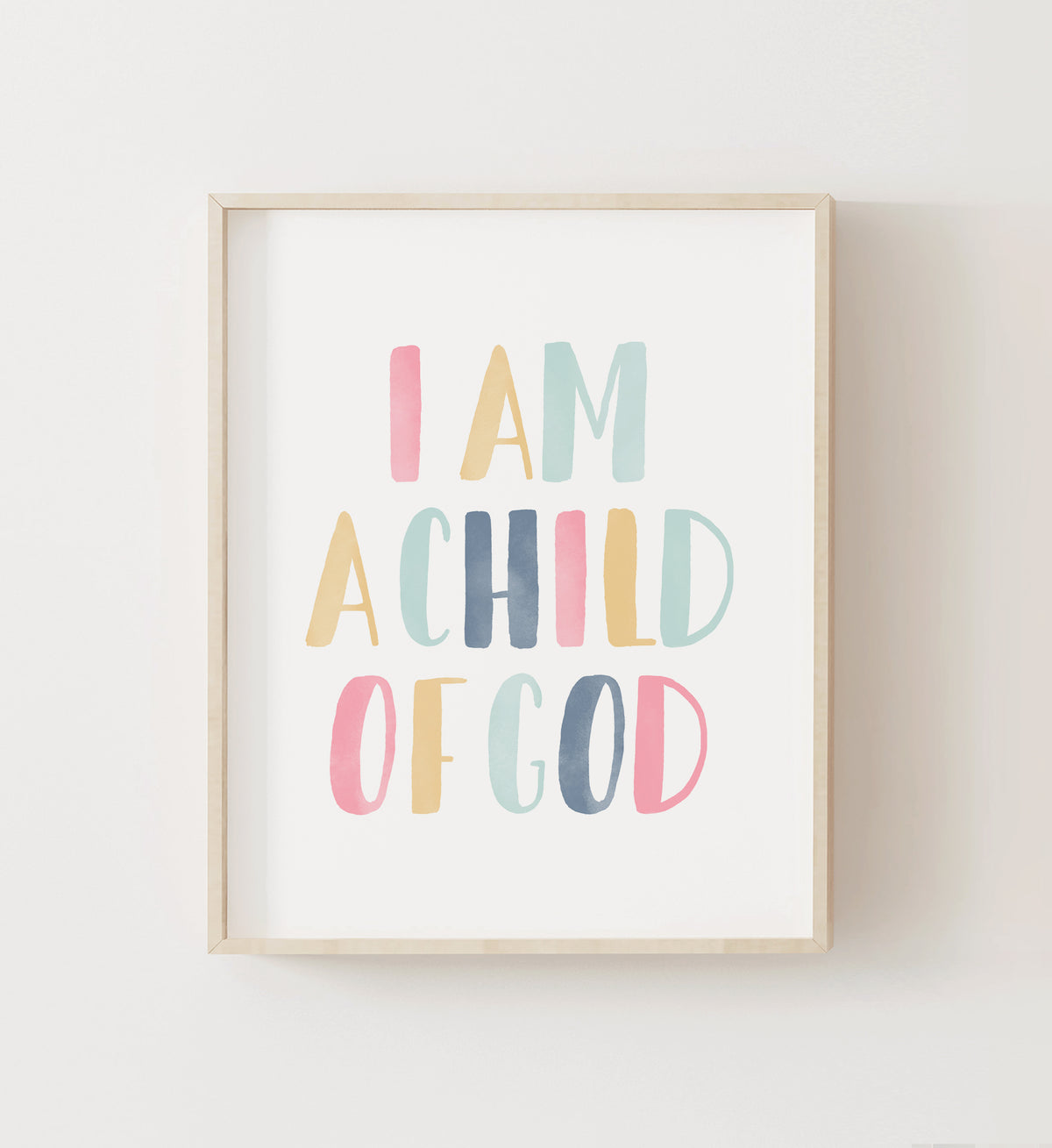 I am a Child of God Print - SDCP