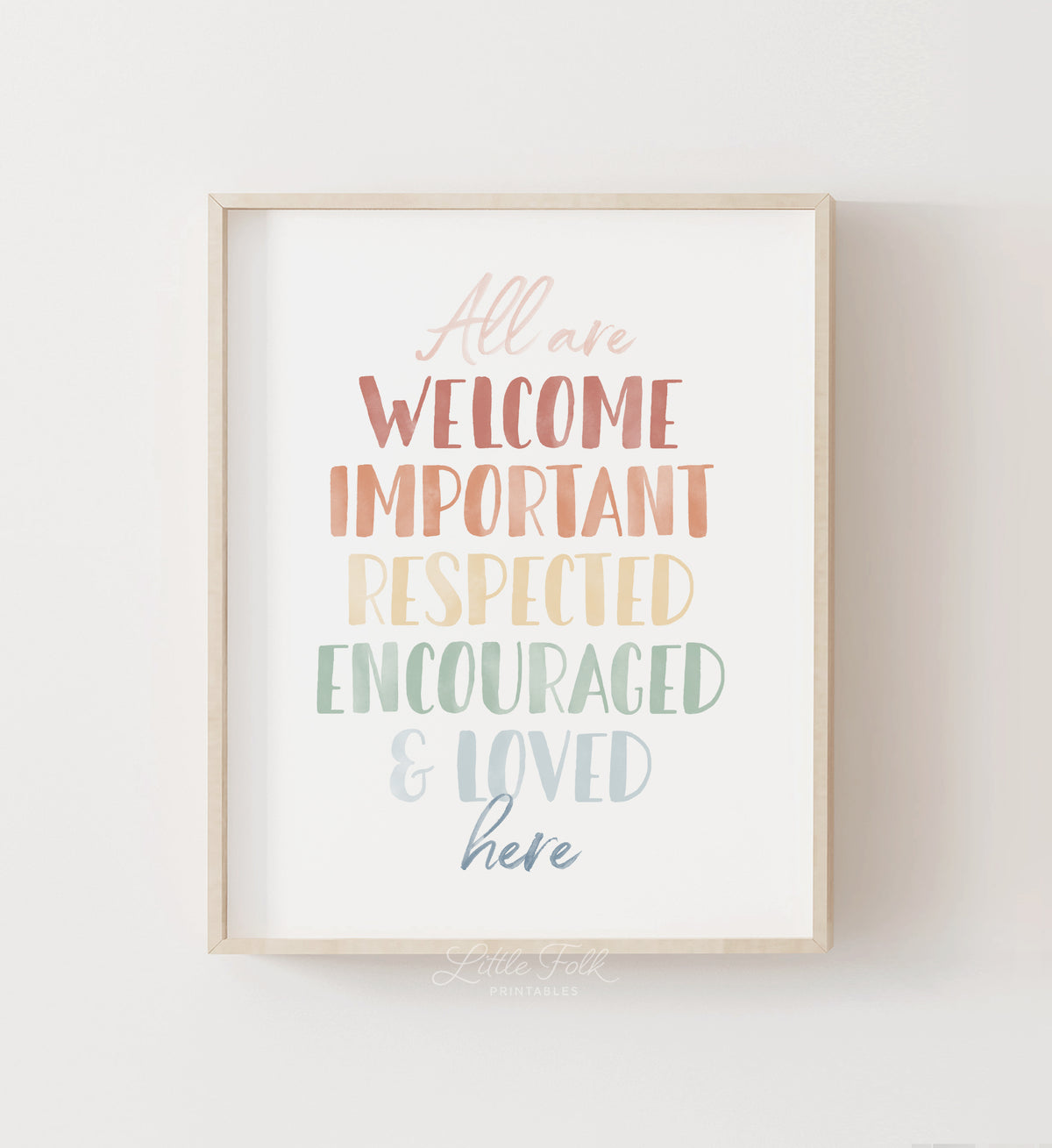 All Are Welcome Print - MRCP