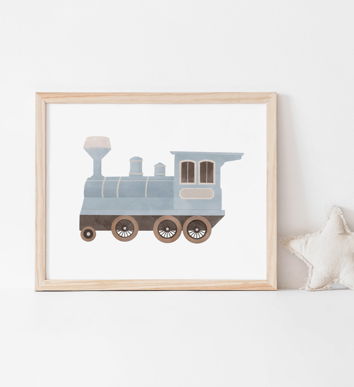 Vintage Train Print