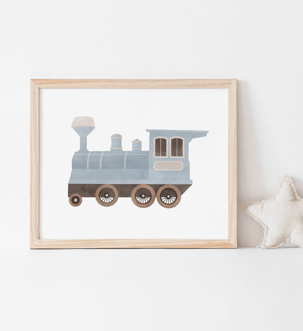 Vintage Train Print - Little Folk Printables