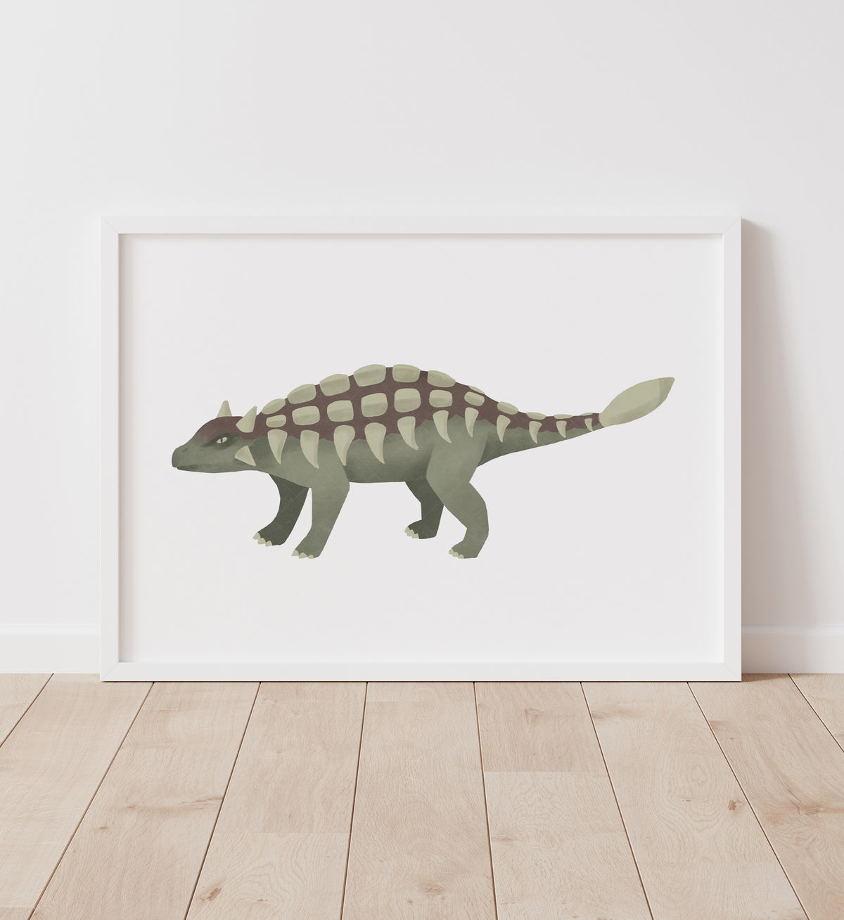Ankylosaurus Print - Green
